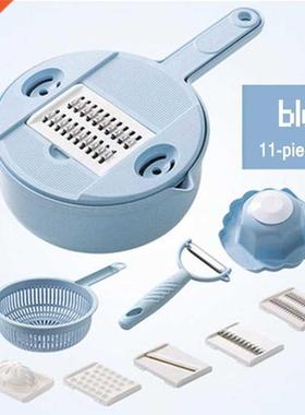 11pcs Multifunction Vegetables Cutter Kitchen Stainless Blad