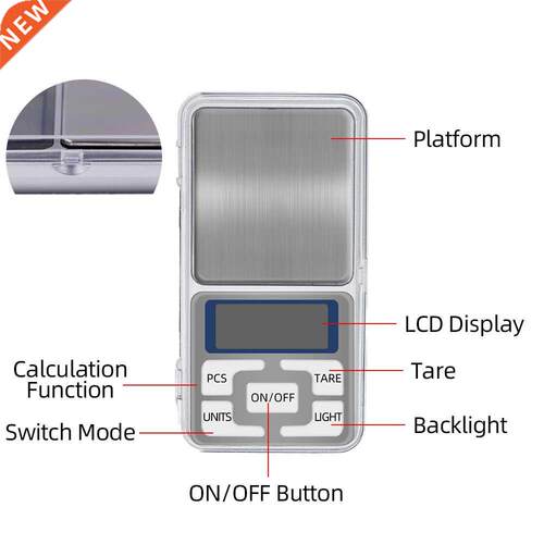 300g x 0.01g Balance digital electronic scales Jewelry scale