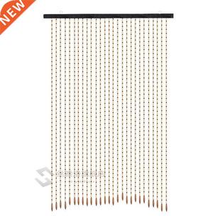 Wooden Beads Handmade Screen Line Fly 175x90cm Curtain