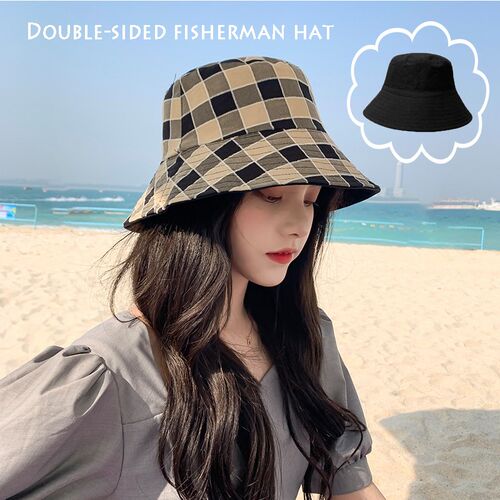 K131 Women's Bucket Hat Fashion Summer Panamanian Women  Sun