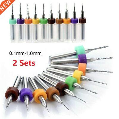 20PCS 0.1-1.0mm Mini PCB Drill Bits Set Circuit Micro Mini B