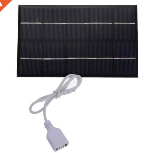 Portable USB Solar Panel Charger 5W 5V USB2.0 Port Solar Pan