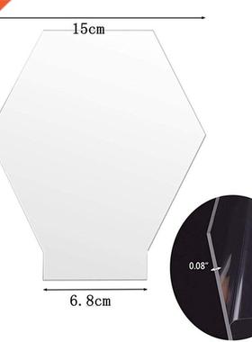 6Pcs Clear Acrylic Panels, 2Mm Plexiglass Sheet Boards For L