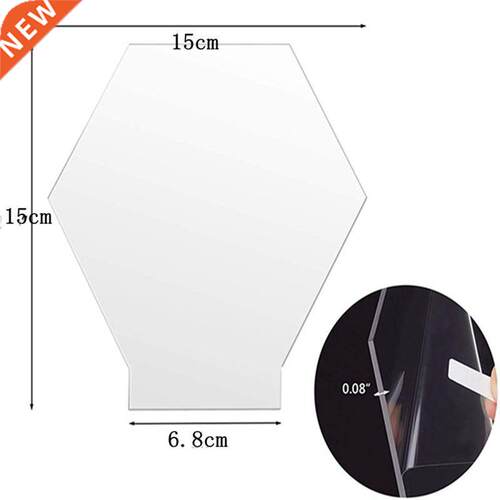 6Pcs Clear Acrylic Panels, 2Mm Plexiglass Sheet Boards For L