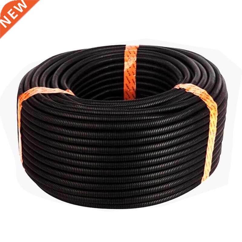 50 Ft 3/8inch Split Wire Loom Conduit Polyethylene Tubing Bl