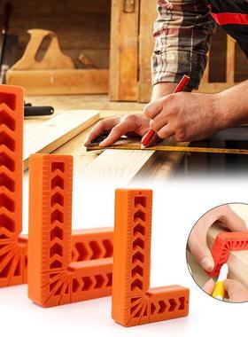 90 Degree Red Right Angle Auxiliary Locator 3/4/6 Inch Woodw