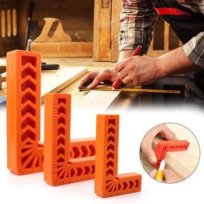 90 Degree Red Right Angle Auxiliary Locator 3/4/6 Inch Woodw