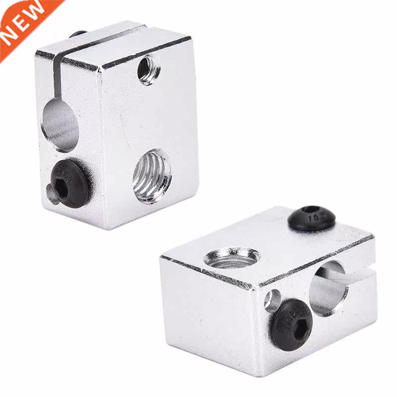 1PC Drop Shipping Aluminium Heat Block For 3D Printer V6 J-h