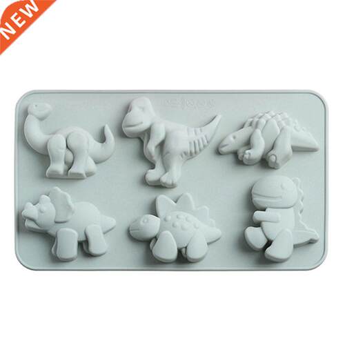 449C 6 Dinosaur Silicone Mold Cake Chocolate Candy Fondant C