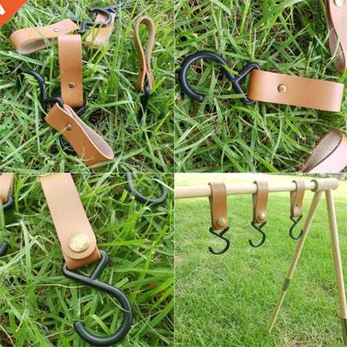 1Pc Outdoor Cookware Hanging Rack Hook Triangular Pot Pan La