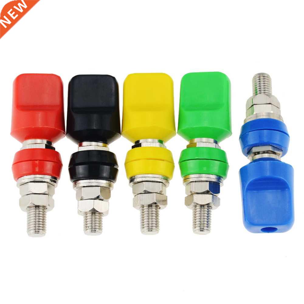 1PCS M8*63 Binding Post 8mm Flat Cap Terminal 4mm Hole Banan