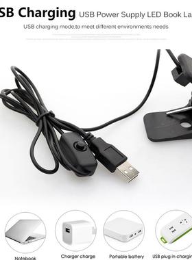 Led Ultraviolet Lights Clip-On Flexible Metal Tube UV Lamp U