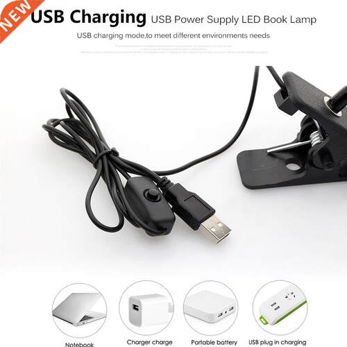Led Ultraviolet Lights Clip-On Flexible Metal Tube UV Lamp U