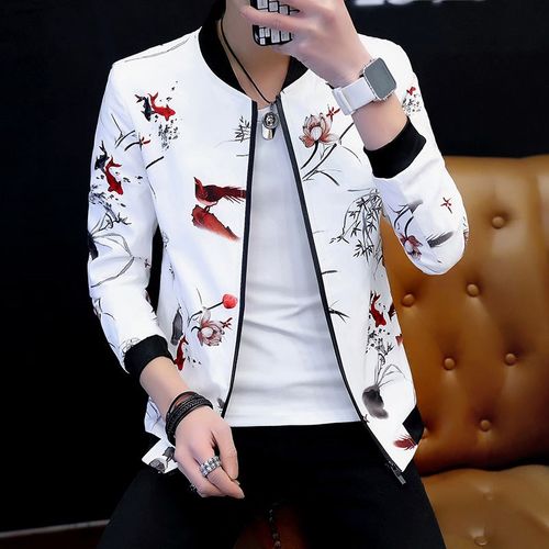 Spring Autumn New Men's Bomber Zipper Jacket Male Casual Str