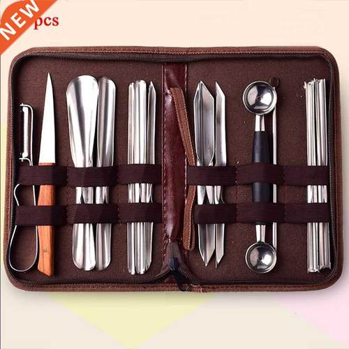 13 Pcs Vegetable Fruit Carving Chisel Tool set food carving