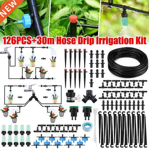 30M Micro Drip Irrigation System Watering Kit Smart Garden W
