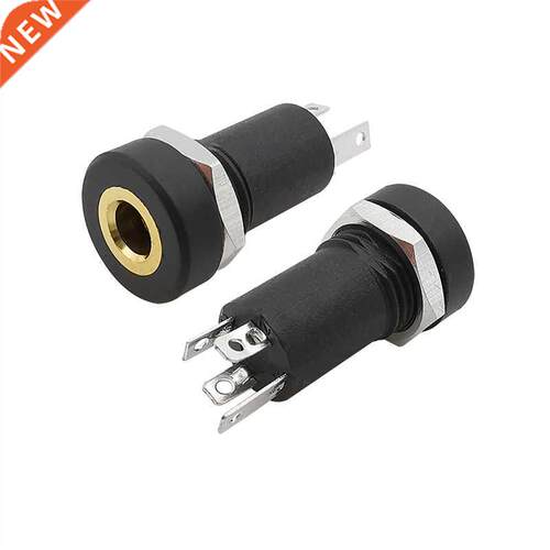 PJ-92A .5mm 4 Pin Headphone Female Jack Panel Mount With N