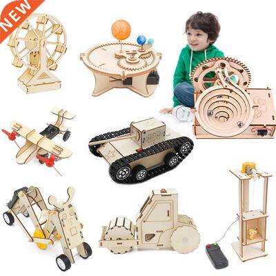 Assembly Model Building Toys for Kids 3D Wooden Puzzle Mecha