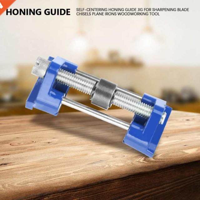 Self-Centering Honing Guide Jig for Sharpening Blade Chisels