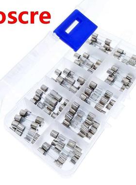 50Pcs Fast-blow Glass Fuses Set 5x20mm 0.2A 0.5A 1A 2A A 5A