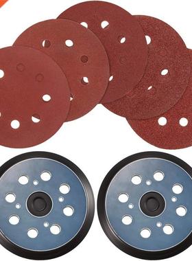2Pcs Sander Pad Replaces 5 Inch 8 Hole Hook and Loop Orbital