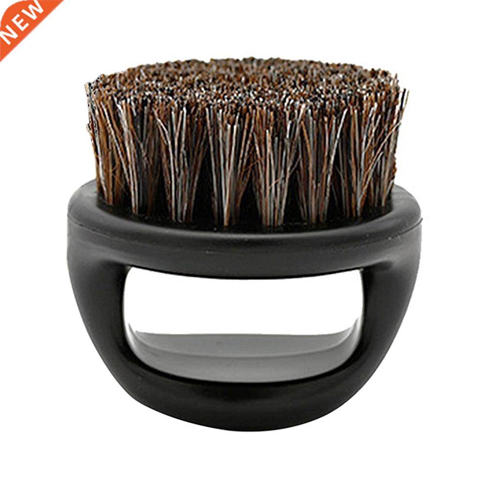 ring design bristle men shaving brush plastic portable barbe