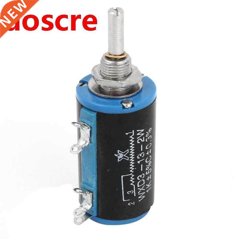 2pcs WXD3-13 1K ohm 2W 4 Pin Terminals 10 Turn Wire Wound Po