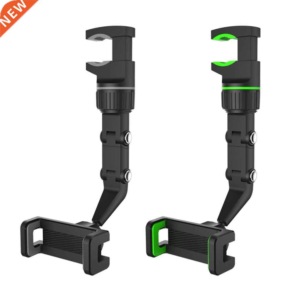 Universal Car Rearview Mirror Phone Mount Holder Concealed C