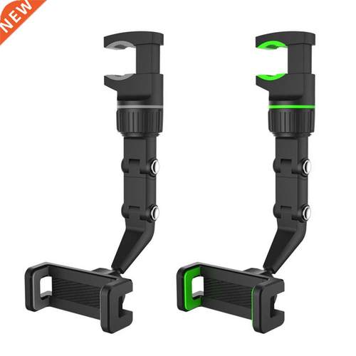 Universal Car Rearview Mirror Phone Mount Holder Concealed C