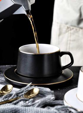 MUZITY Ceramic Coffee Cup And Saucer Creative Design Porcel