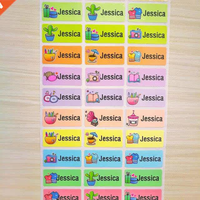 Children's Personal Sticker Cute Cartoon Pattern Cus