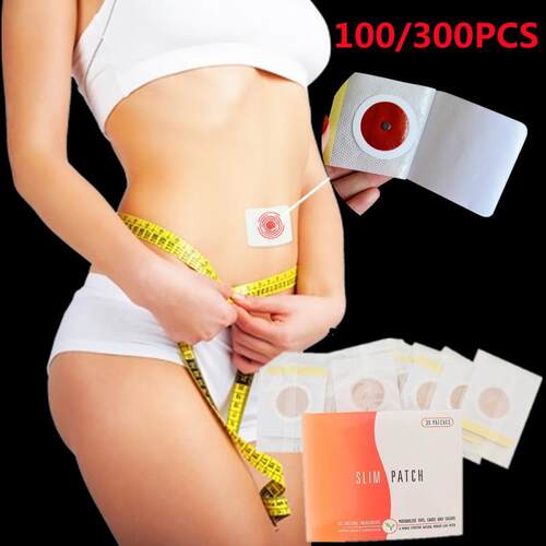 100/00PCS Slimming Patch Natural Weight Loss Fat Burning Sl