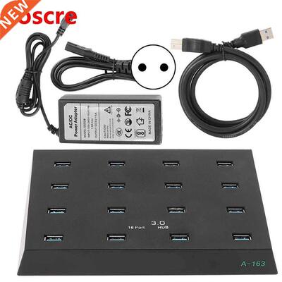 Ethernet Hub 16 Port USB 3.0 Fast Transmission Industrial Hu