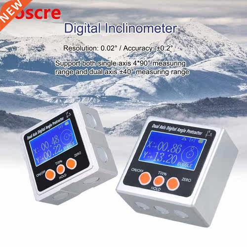 ini Dual Axis Angle Protractor Digital Inclinoeter Digital