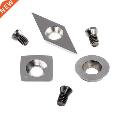 3Pcs Tungsten Carbide Cutters Inserts Set For Wood Lathe Tur