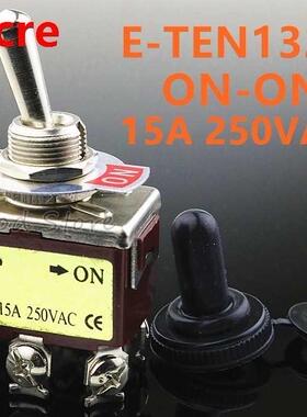 1pcs E-TEN121 12mm 250V 15A 6 Pin ON-ON Toggle Switch Rocke