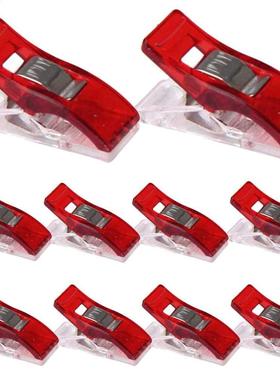 10PCS Useful Sewing Craft Quilt Binding Plastic Clips Clamps