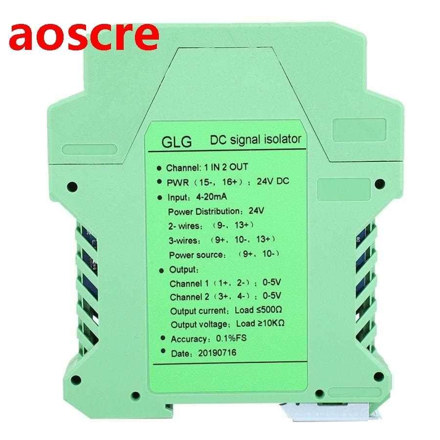 dc signal isolator 4~20ma module signal isolator transmitter