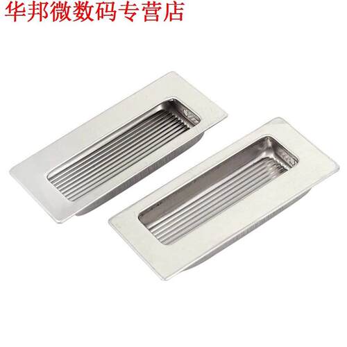 2x Verzonken Flush Pull Vinger Insert Deurklink 42*115mm Zil