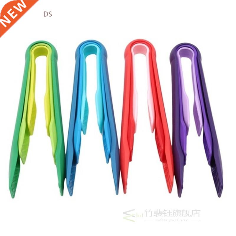 3Pcs/Set Plastic Food Tong 3 In 1 Barbecue BBQ Tongs Anti-sl