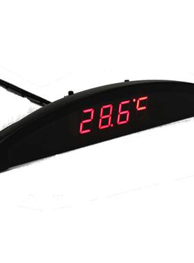 in 1 12V Car Luminous LED Auto Clock Thermometer Voltmeter