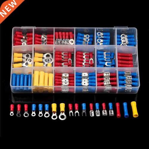 300PCS Crimp Spade Terminal Assorted Electrical Wire Cable C