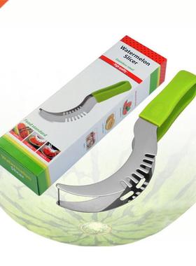 Creatve Stanless Steel Watermelon Slcer PP Handle To Ensu