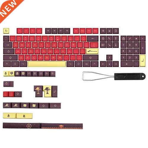 1 Set Retro Explosion Keycaps PBT Dye Subbed Keycap For Mech