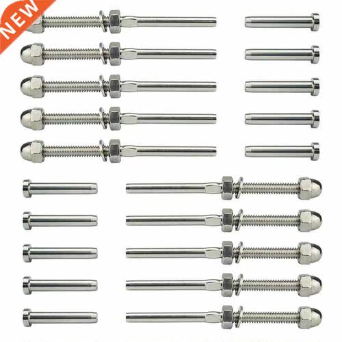 Threaded Bolt And Pedal Ball Cable Railing Kit End Fitting 0