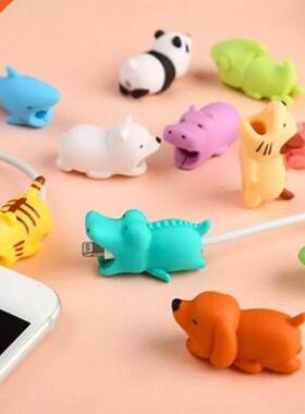 Animal Cable Bites Protector For iPhone Earphone Data Line
