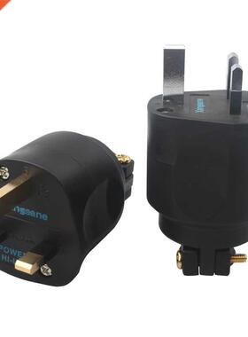 Hi-end F1-UK Gold-plated Audiophile Power Cord Plug Hifi Aud