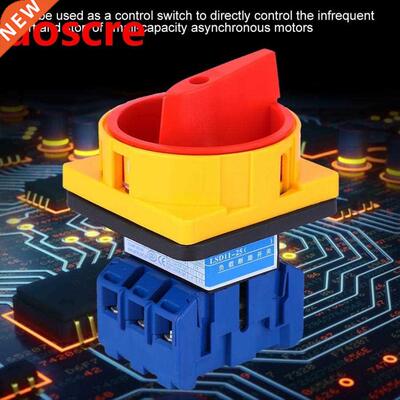 D11-25A Plastic 2 Positions Rotary Cam Changeover Switch AC6
