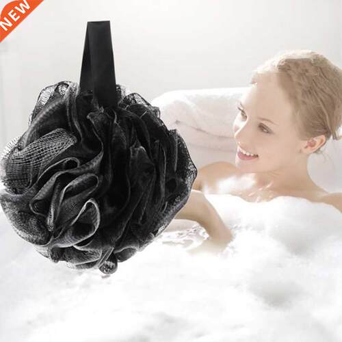 Wash-Towel Brush Shower-Sponge Mesh Bath Sponges-Clean Exfol