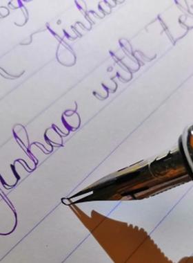 jinhao G NIB metal Modified Caneta calligraphy Round Body Fl